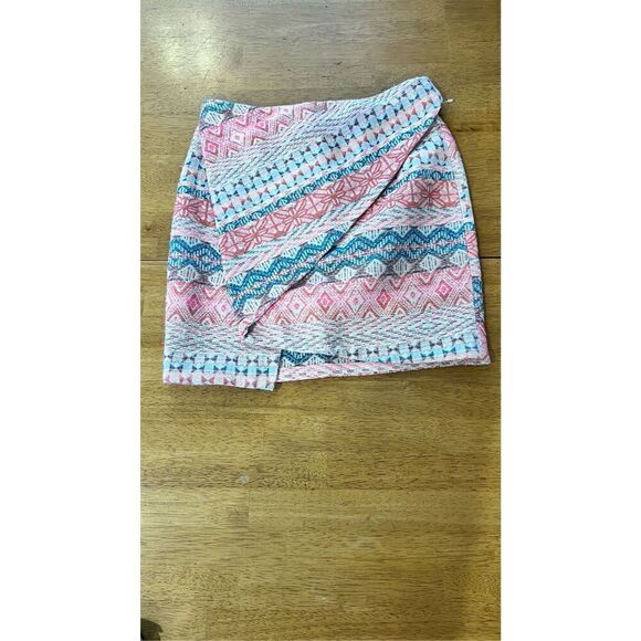 ZARA SKIRT AZTEC ASYMMETRICAL SKIRT WOMENS SIZE S - Picture 1 of 8